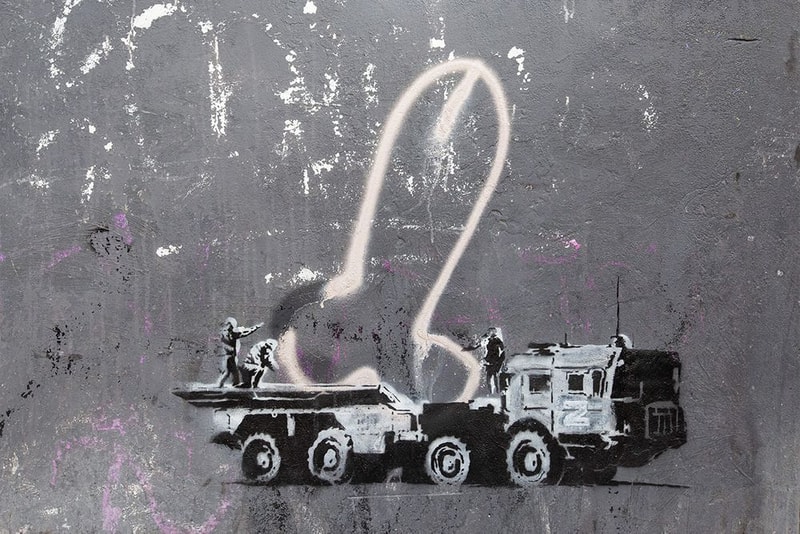 Banksy 證實親赴烏克蘭基輔等城市創作 7 幅壁畫