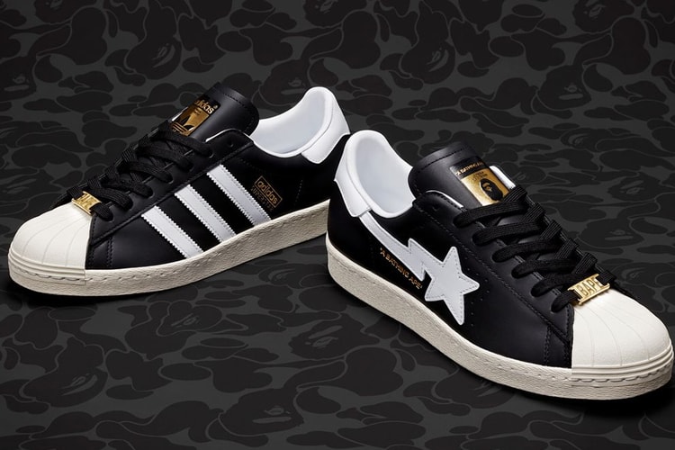 BAPE® × adidas Originals SUPERSTAR 80S 最新聯名系列正式登場