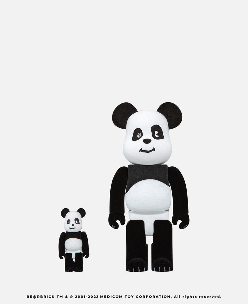 CLOT 攜手 MEDICOM TOY 打造全新 BE@RBRICK PANDA 大熊貓