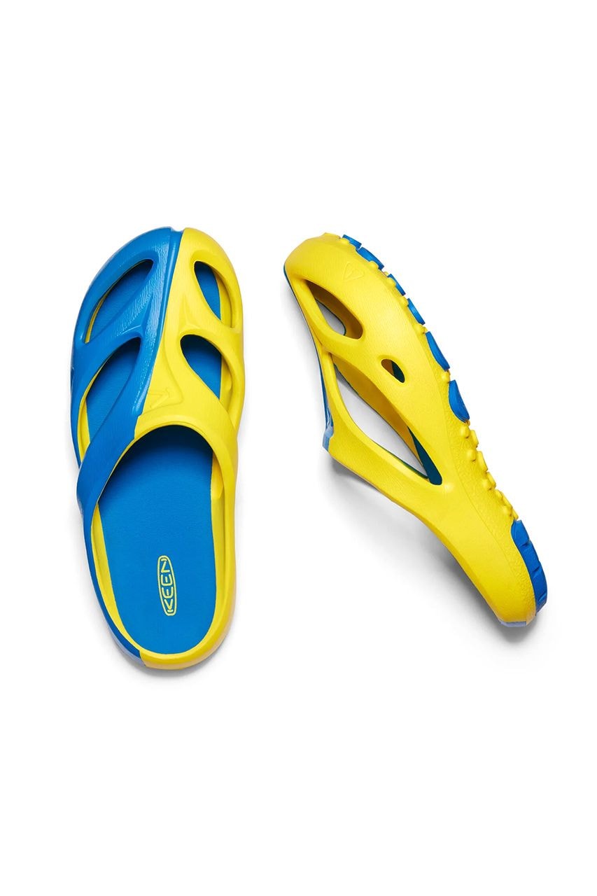 KEEN 正式推出「Shanti」橡膠鞋款全新藍黃配色