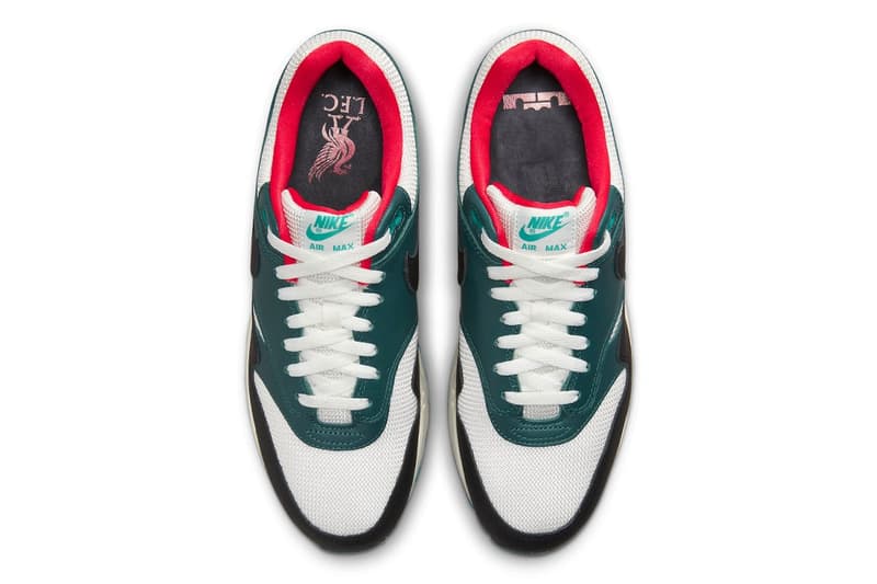 LeBron James x Nike Air Max 1 全新配色「Liverpool」正式發佈