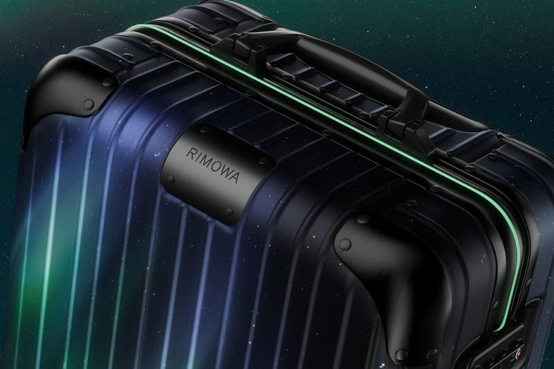 RIMOWA 推出限量 1,000 枚極光風格別注行李箱