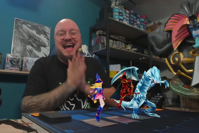 粉絲自製《遊戲王 Yu-Gi-Oh!》卡牌對戰「3D 立體投影」系統