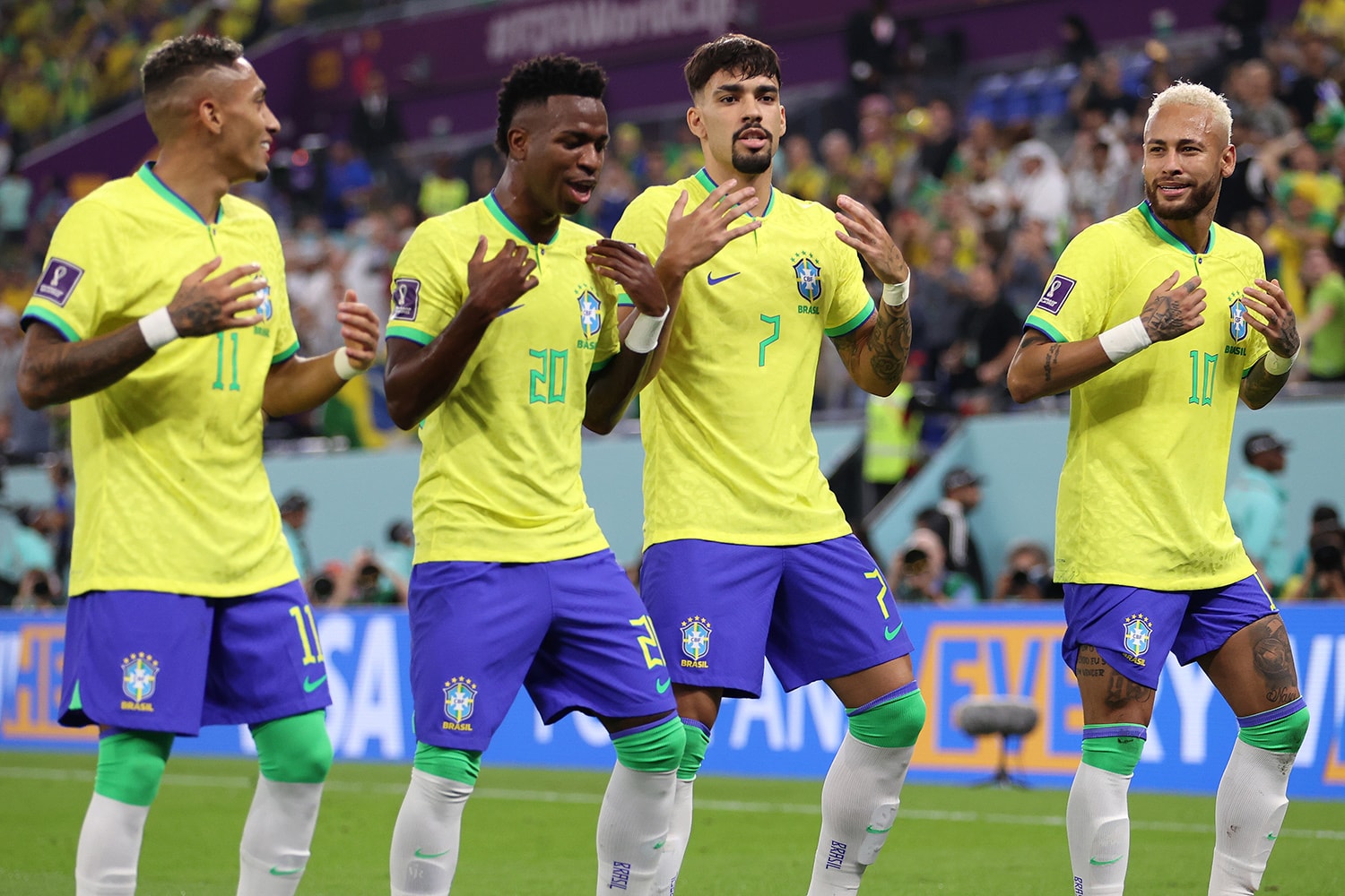 2022 世界盃 – 森巴軍團上半場火力全開 巴西 4：1 大勝南韓晉級八強
