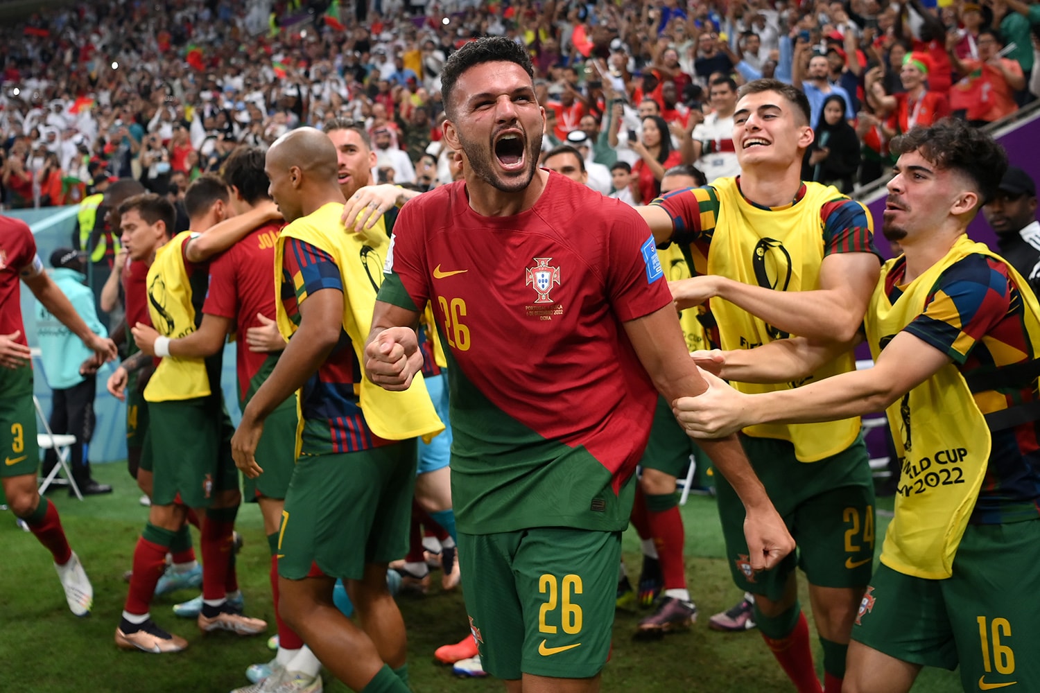 2022 世界盃 – 新星 Goncalo Ramos 取代 Cristiano Ronaldo 先發上演帽子戲法 率領葡萄牙大勝瑞士