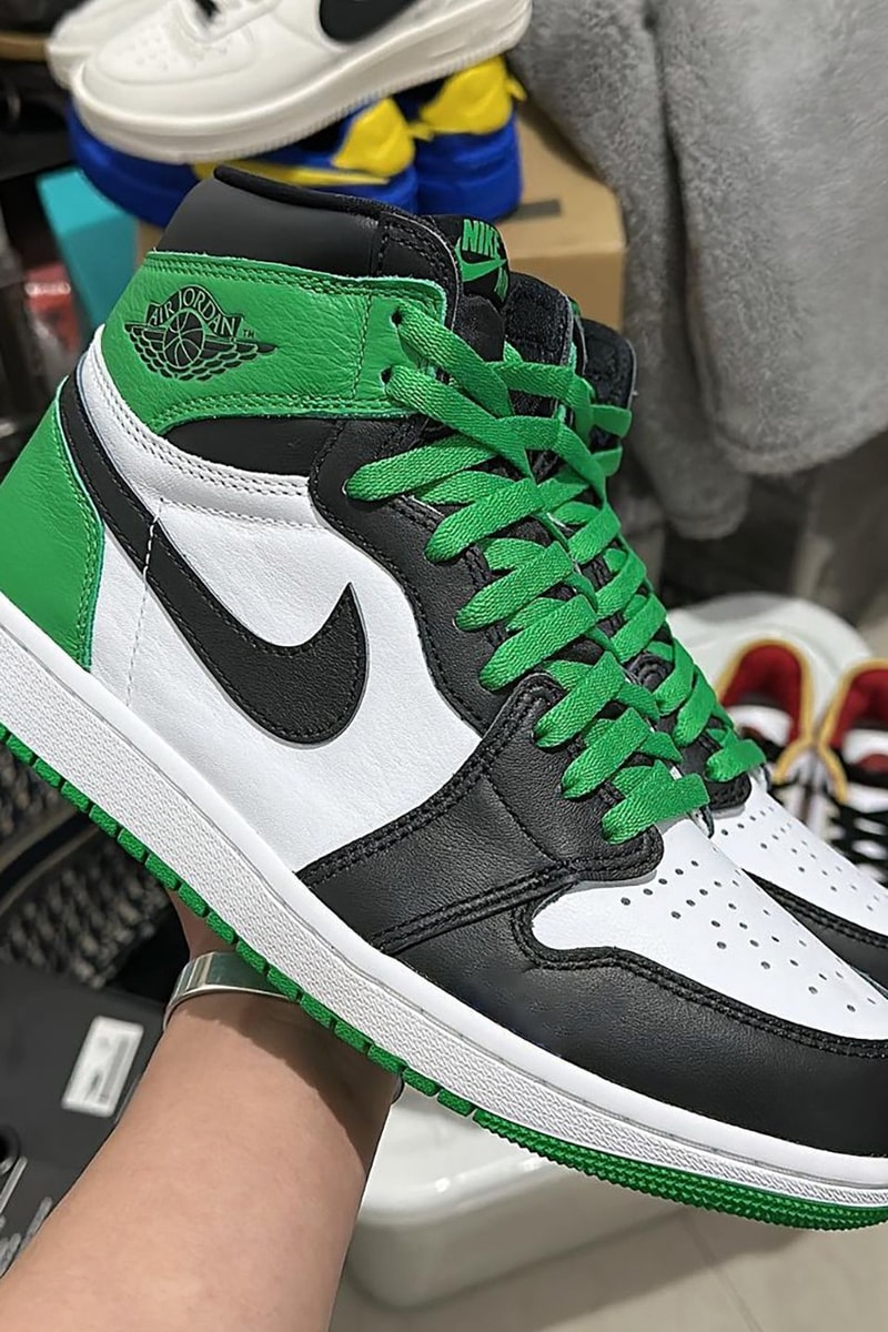 Air Jordan 1 High 全新綠黑造型「Lucky Green」率先曝光