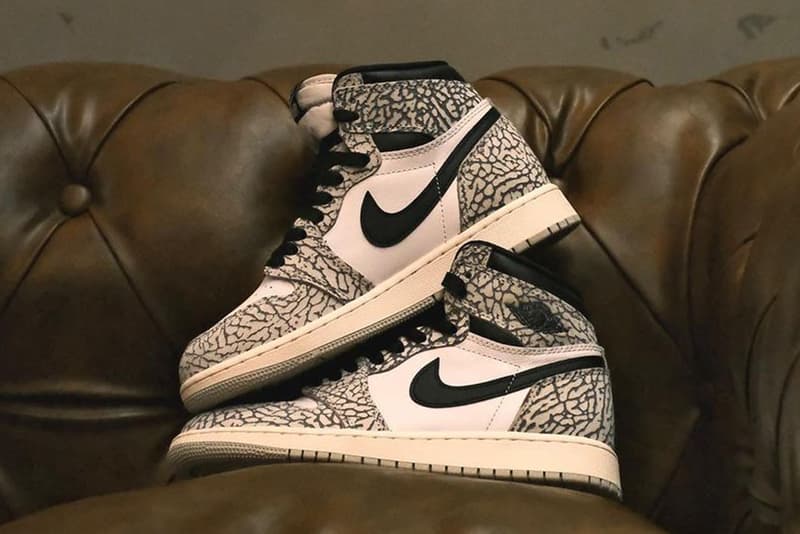 Air Jordan 1 High OG 最新配色「White Cement」近賞圖輯率先曝光