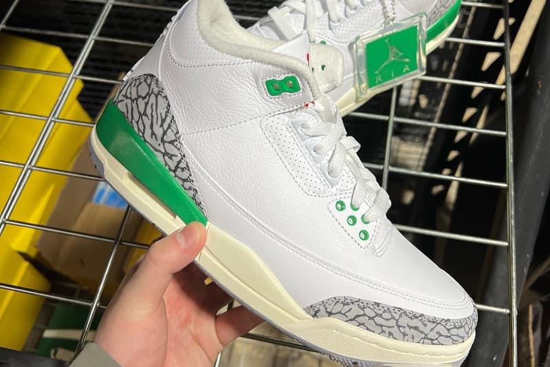 Air Jordan 3 最新配色「Lucky Green」率先曝光