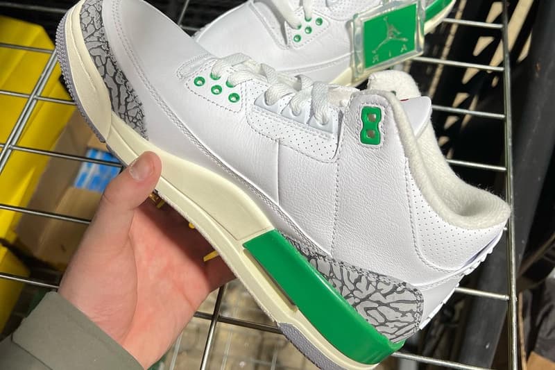 Air Jordan 3 最新配色「Lucky Green」率先曝光