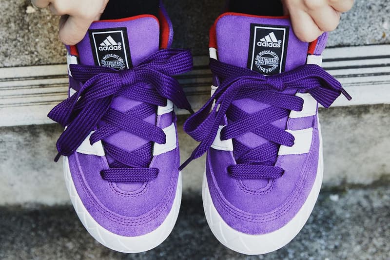 atmos x adidas Originals ADIMATIC 最新聯名配色「Purple Suede」正式發佈