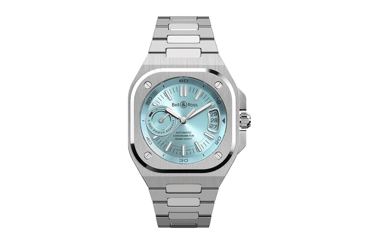 Bell & Ross 推出全新冰藍色錶面鋼質 BR-X5 錶款