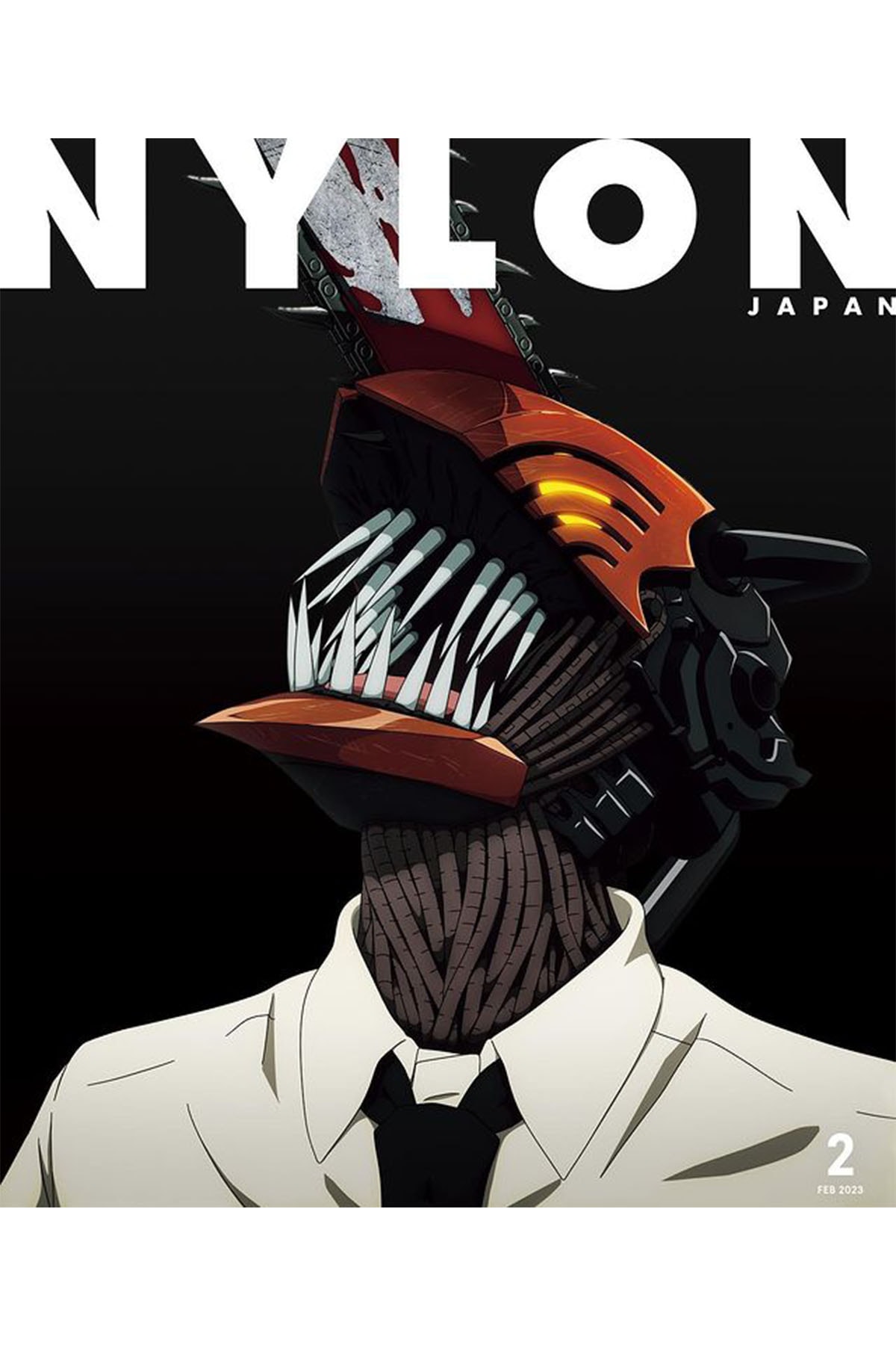 超人氣動漫《鏈鋸人 Chainsaw Man》登上日本雜誌《NYLON》封面