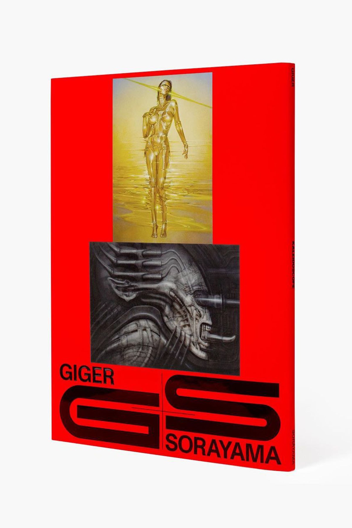 空山基 x H.R. Giger 再版藝術書冊《Giger Sorayama》推出全新紅色版本