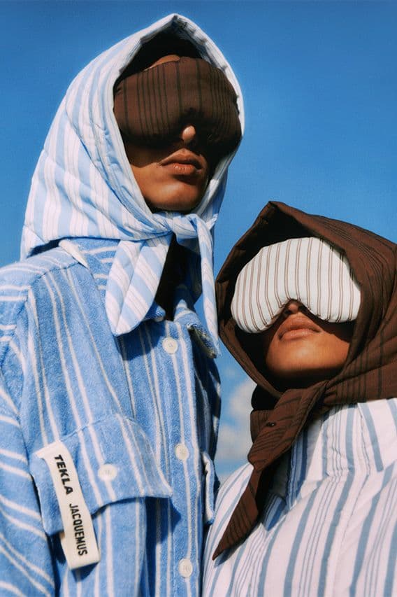 Jacquemus x Tekla 最新聯名寢具、睡衣系列正式登場