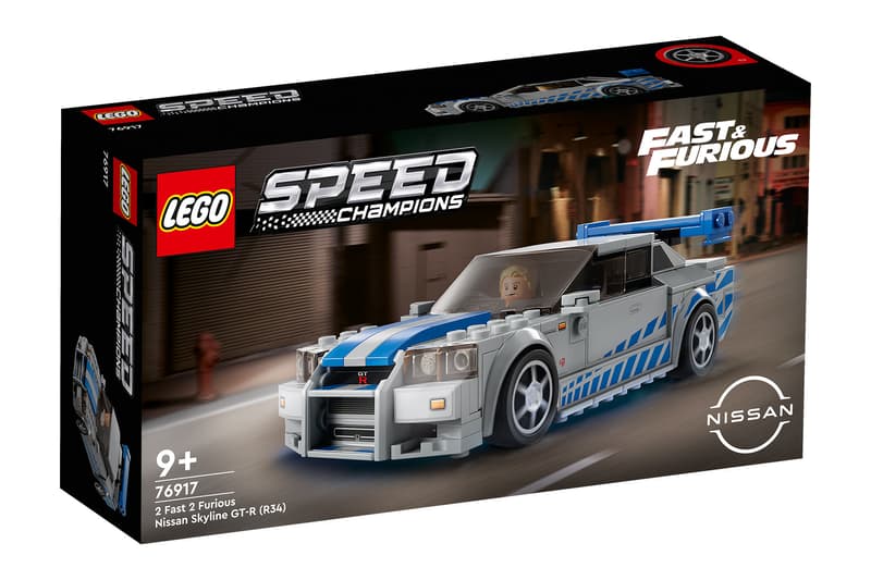 LEGO 推出《Fast & Furious》電影經典車款 Nissan Skyline GT-R R34 積木模型