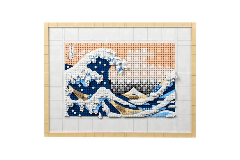 LEGO 推出葛飾北齋浮世繪名作《神奈川沖浪裏》積木模型