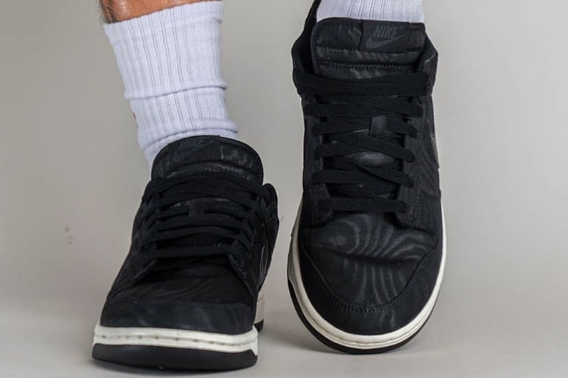 率先近賞 Nike Dunk Low 最新黑色造型「Black Canvas」上腳圖輯