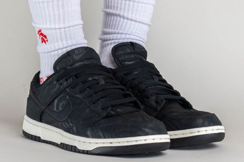率先近賞 Nike Dunk Low 最新黑色造型「Black Canvas」上腳圖輯