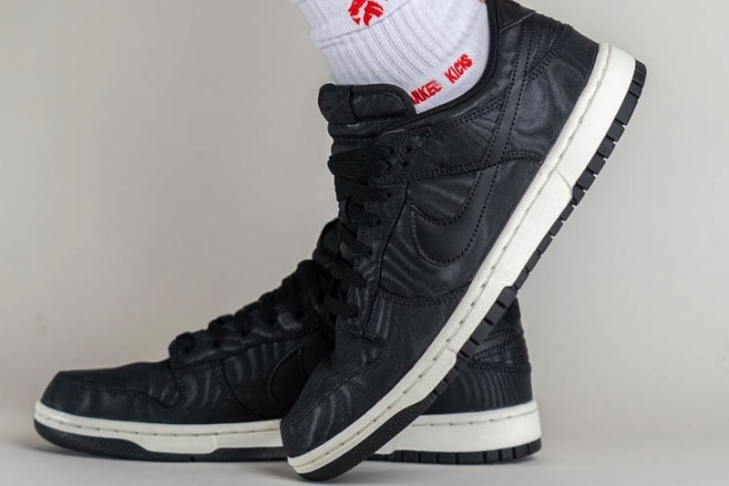 率先近賞 Nike Dunk Low 最新黑色造型「Black Canvas」上腳圖輯