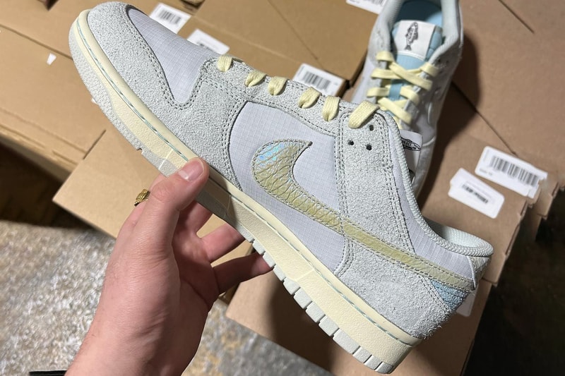 率先近賞 Nike Dunk Low 最新「魚鉤造型 Swoosh」鞋款