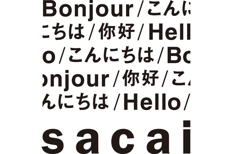 sacai 全球巡迴快閃店「Hello sacai」第三彈即將登陸東京