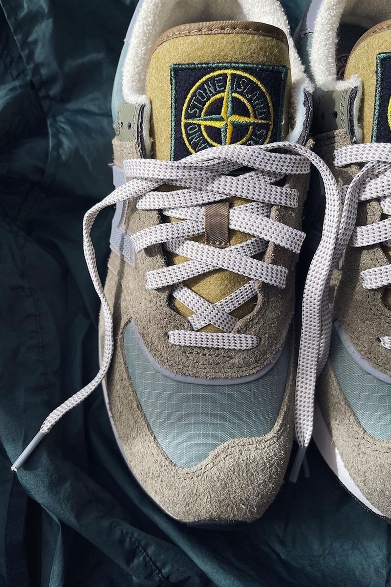 近賞 Stone Island x New Balance 574 最新聯乘鞋款實鞋細節