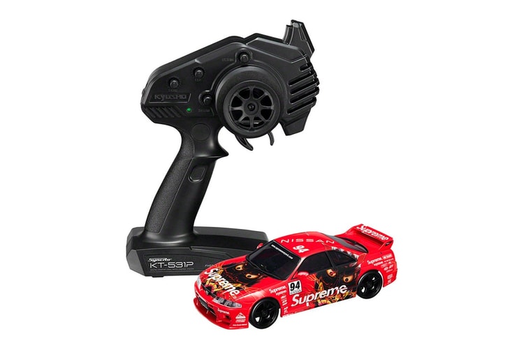 Supreme x Kyosho 全新聯名 Nissan Skyline Nismo R33 定製遙控車即將發售
