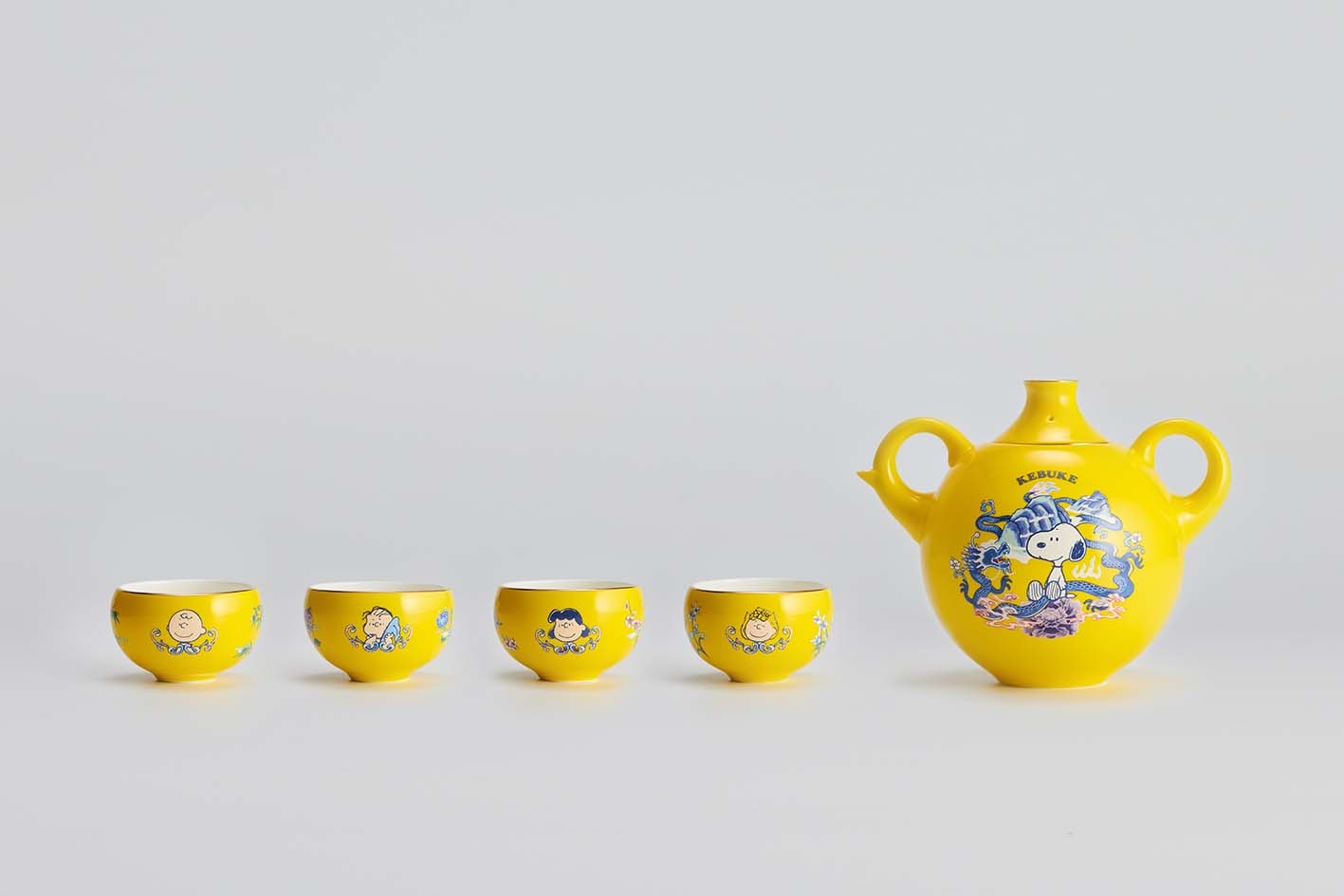 KEBUKE 聯手 PEANUTS 與台北故宮雙品牌 TALES 神話言推出聯乘茶具組