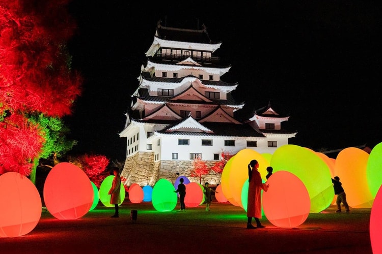 光影藝術團隊 teamLab 正式登陸日本福山城舉辦展覽「光之祭」