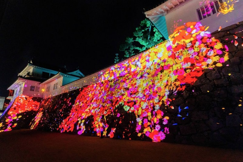 光影藝術團隊 teamLab 正式登陸日本福山城舉辦展覽「光之祭」