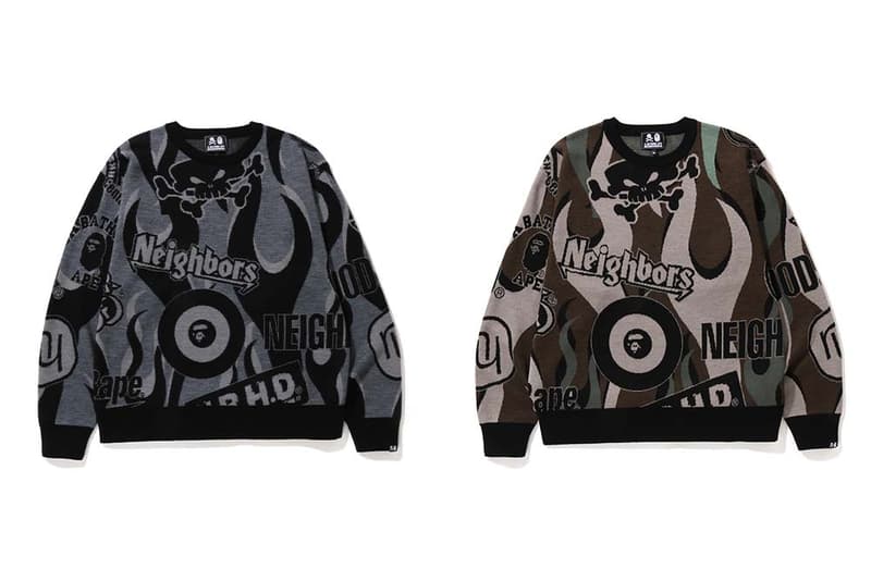 A BATHING APE® x NEIGHBORHOOD 聯名系列正式發佈