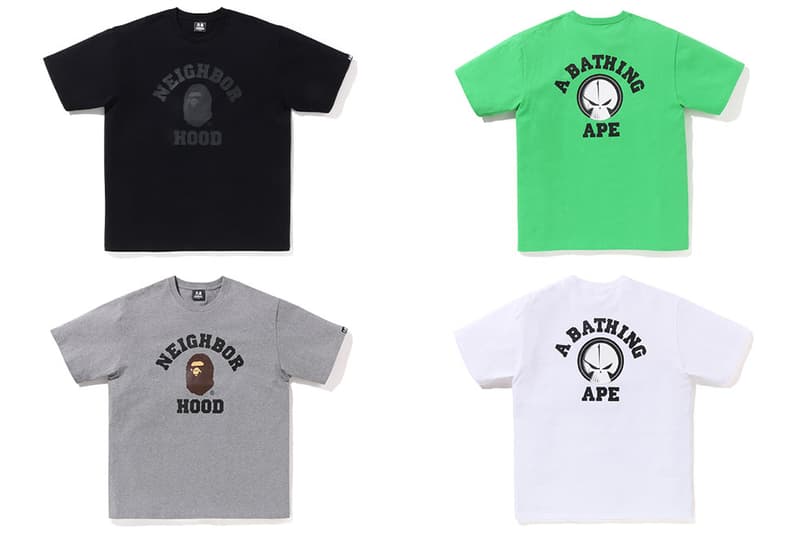 A BATHING APE® x NEIGHBORHOOD 聯名系列正式發佈