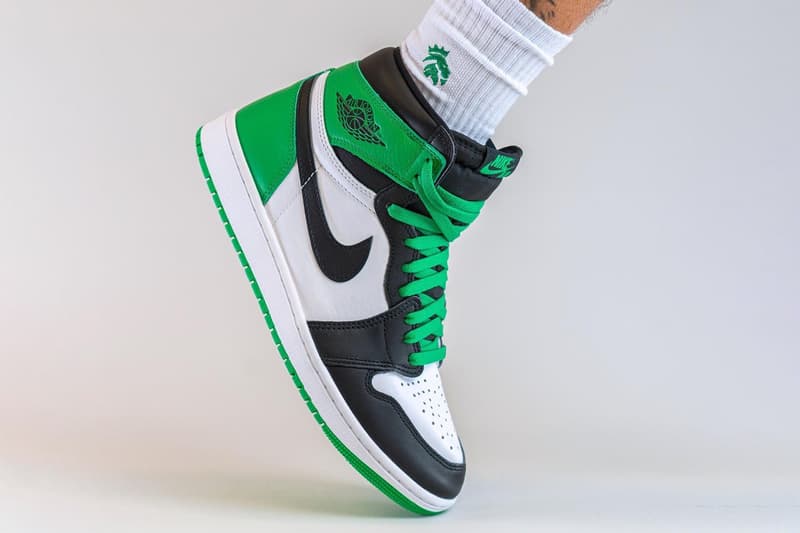 率先上腳 Air Jordan 1 High 最新配色「Lucky Green」