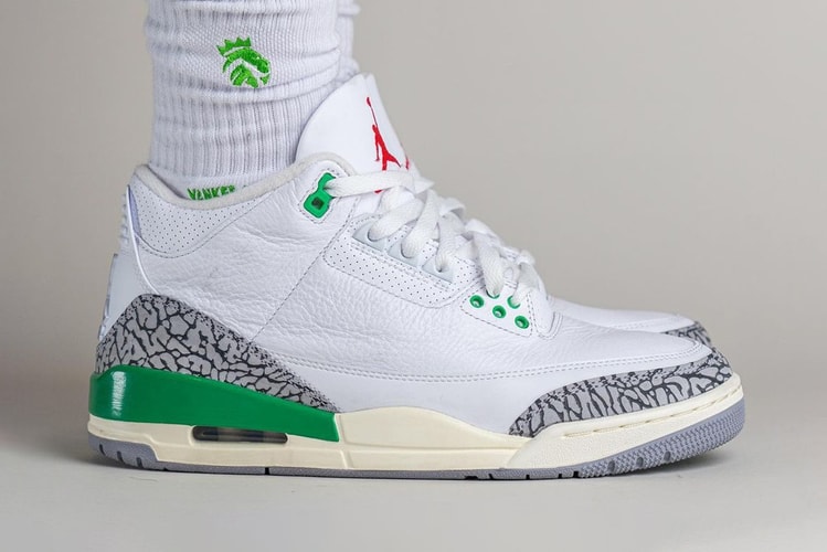 率先上腳 Air Jordan 3 最新配色「Lucky Green」