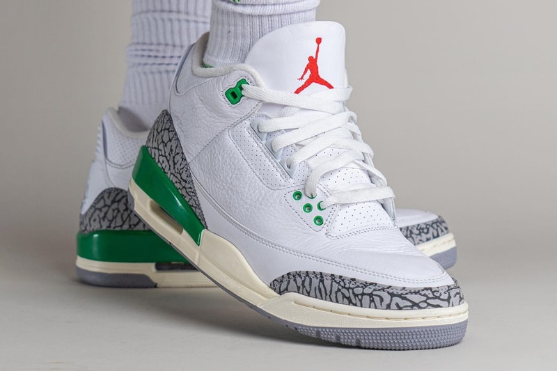 率先上腳 Air Jordan 3 最新配色「Lucky Green」