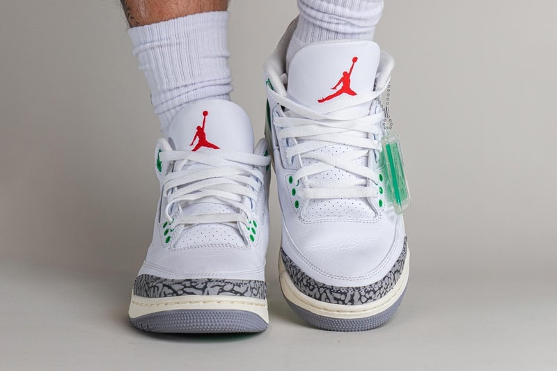 率先上腳 Air Jordan 3 最新配色「Lucky Green」
