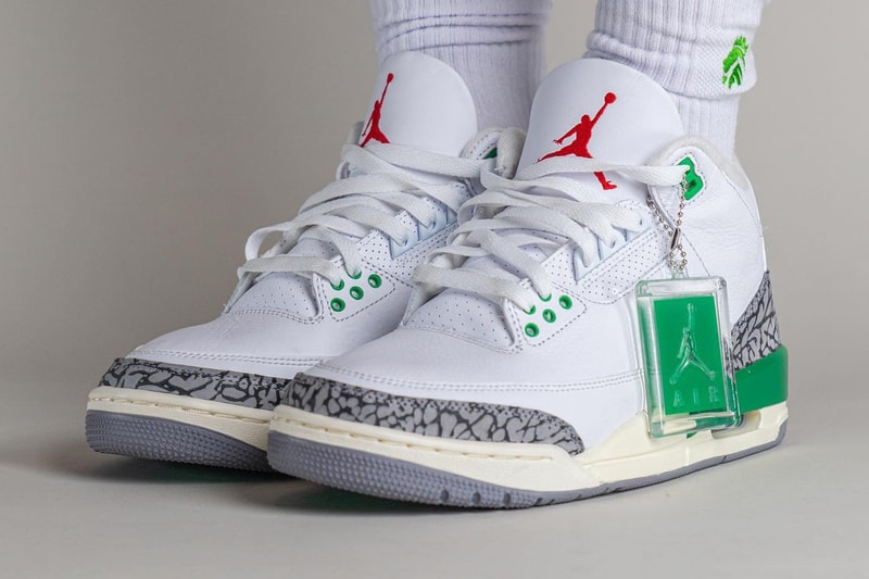 率先上腳 Air Jordan 3 最新配色「Lucky Green」