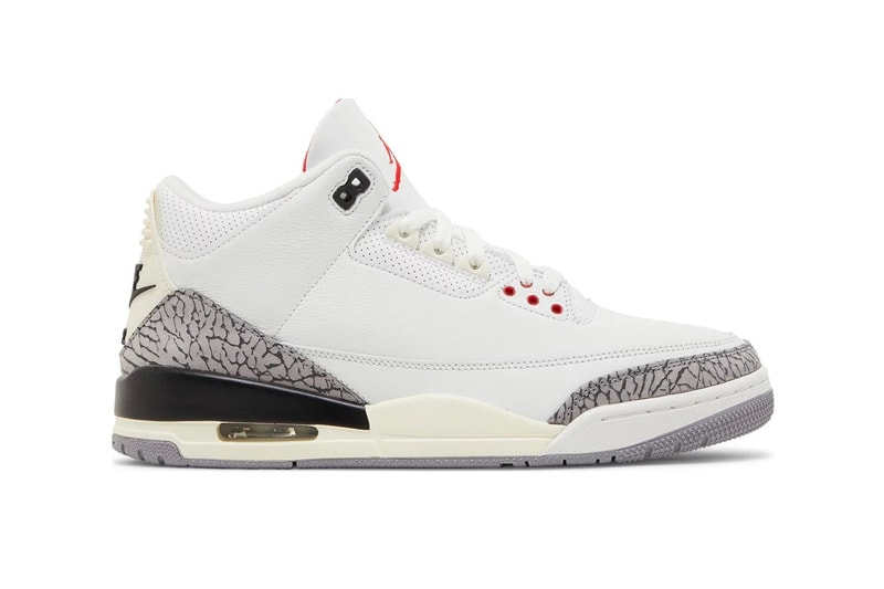 Air Jordan 3 最新重製配色「White Cement Reimagined」近賞圖輯曝光