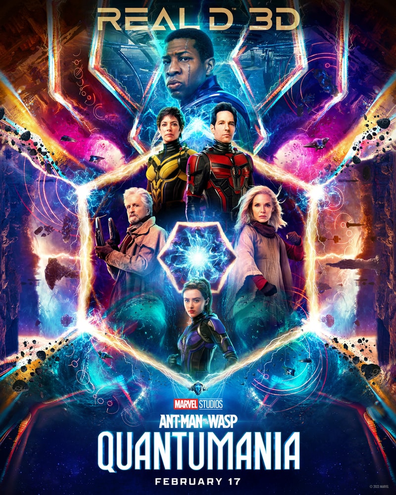 MCU 第五階段首部大作《蟻人與黃蜂女：量子狂熱》釋出最新版本預告、多張角色海報