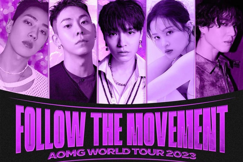 韓國嘻哈音樂廠牌 AOMG 2023 世界巡演亞洲場次正式公開