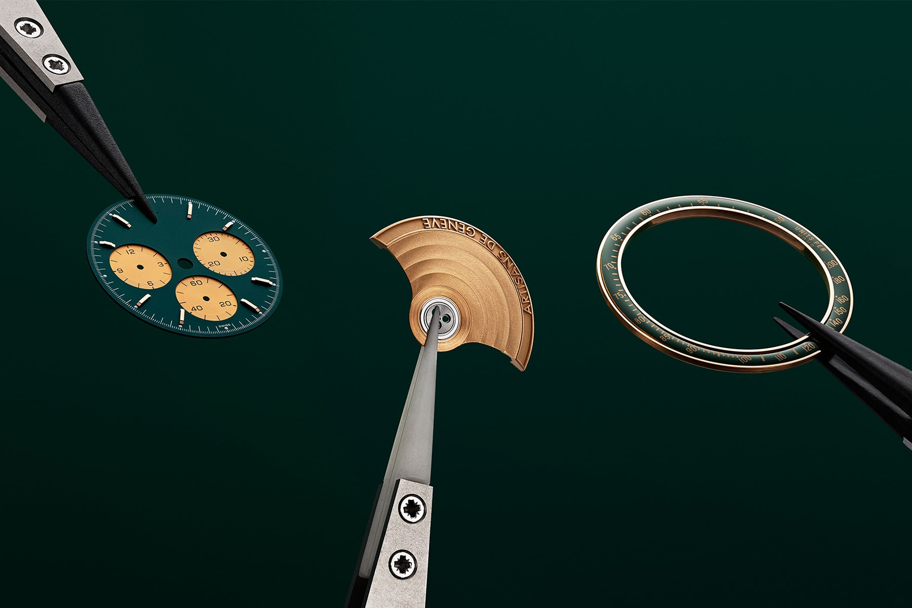 Artisans de Genève 推出極上優雅 Rolex Daytona 定製錶款「Honey Green」