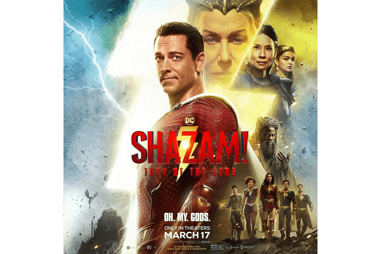 DC 未來英雄大片《沙贊!眾神之怒》釋出最新電影海報