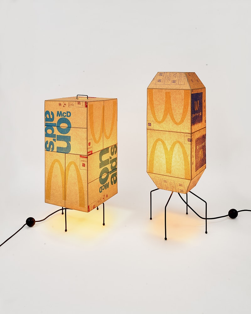 韓國藝術家 Gyu Han Lee 回收使用 McDonald's 紙袋打造燈飾創作系列