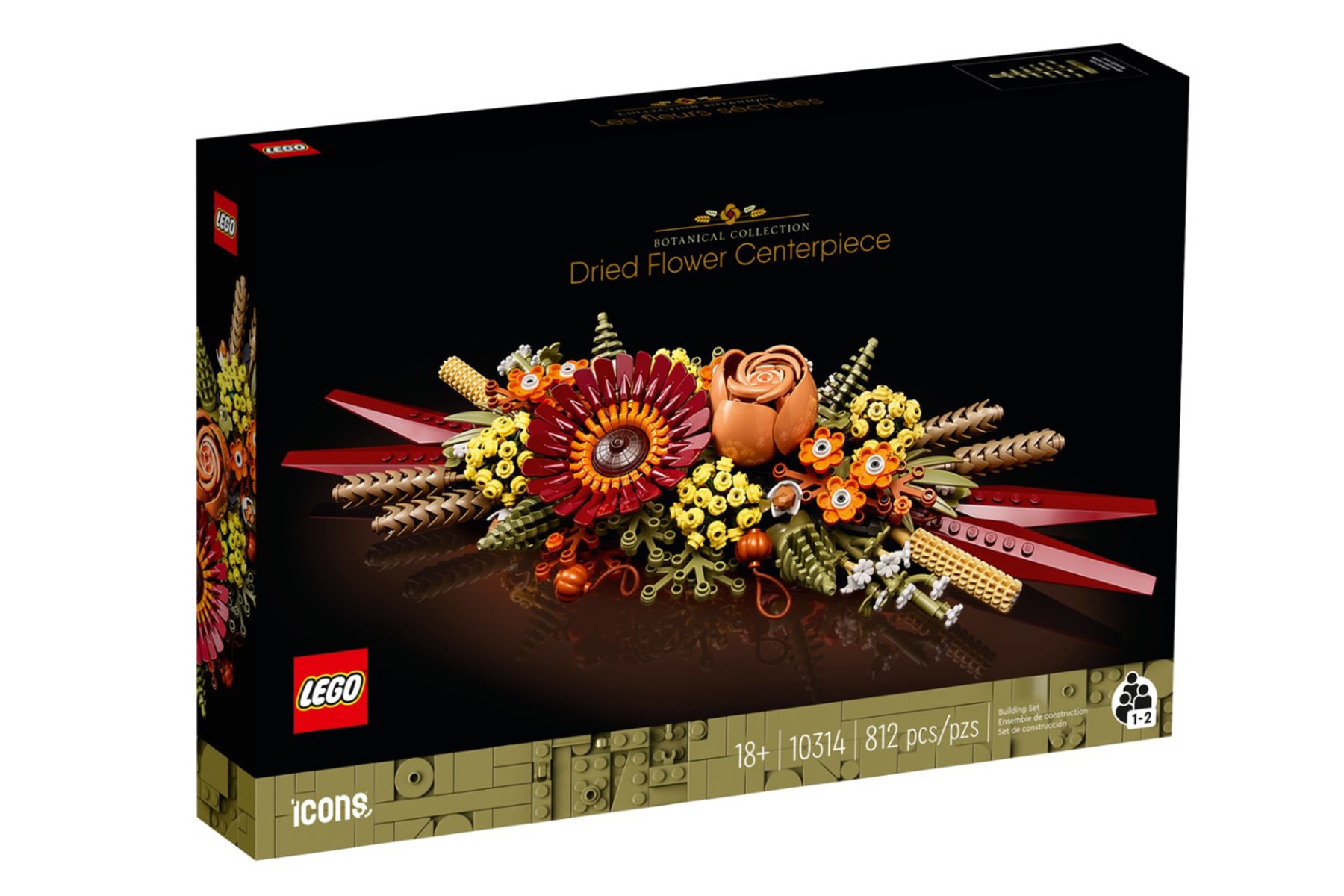 LEGO 花藝系列「乾燥花」、「野花花束」全新積木模型即將發售