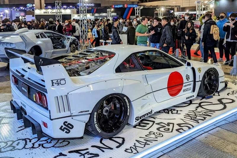 Liberty Walk 操刀打造「日章旗」主題全新 Ferrari F40 寬體改裝車型