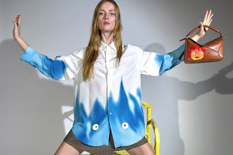 LOEWE x 吉卜力工作室《霍爾的移動城堡》最新聯名系列形象大片正式亮相