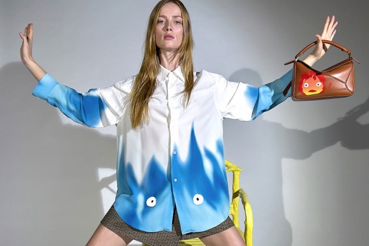 LOEWE x 吉卜力工作室《霍爾的移動城堡》最新聯名系列形象大片正式亮相