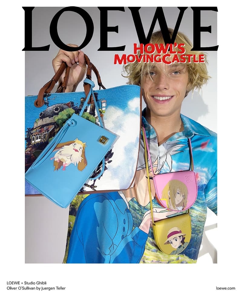 LOEWE x 吉卜力工作室《霍爾的移動城堡》最新聯名系列形象大片正式亮相