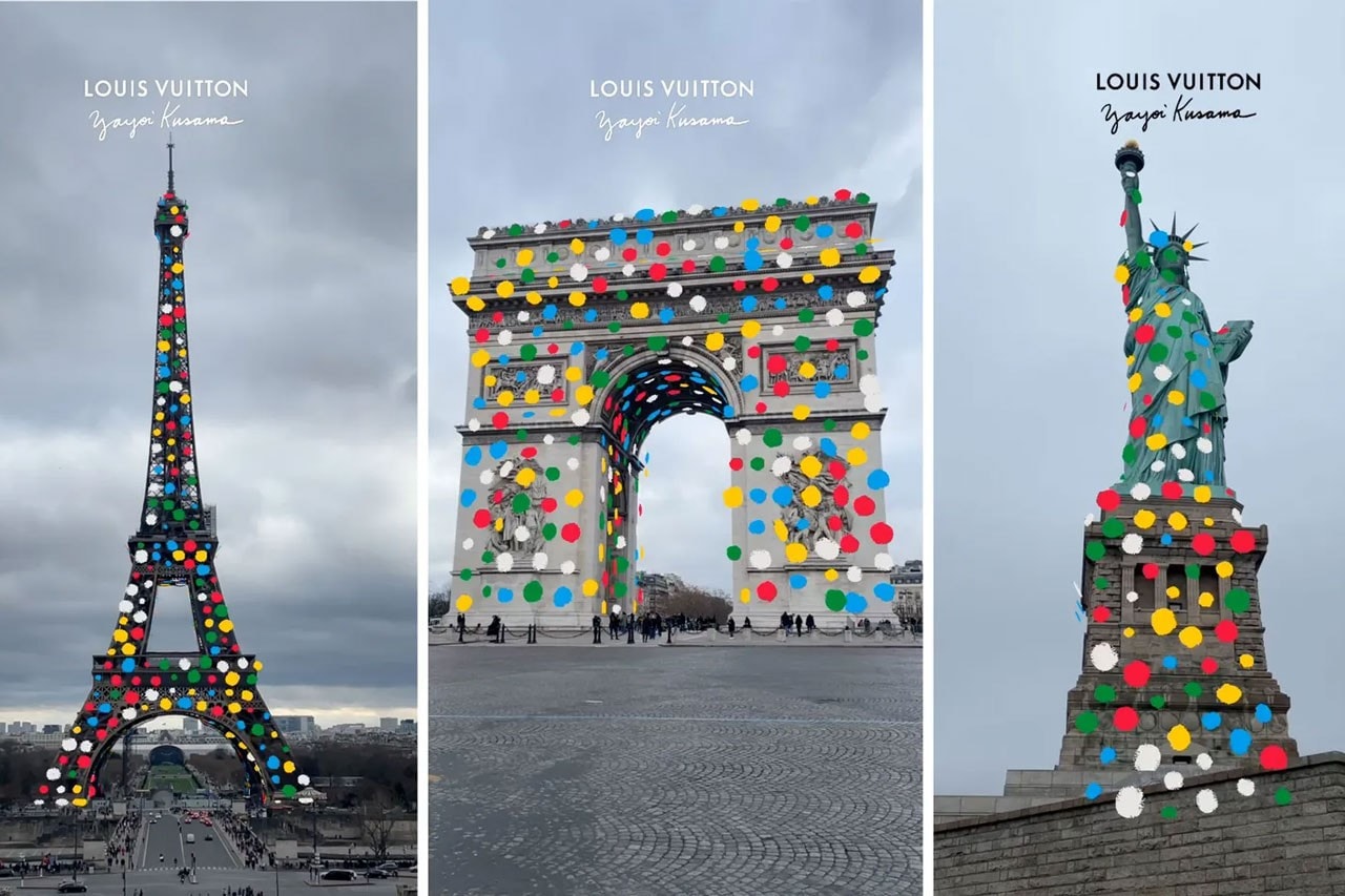 用 Snapchat 全新 AR 鏡頭感受 Louis Vuitton x 草間彌生的世界！