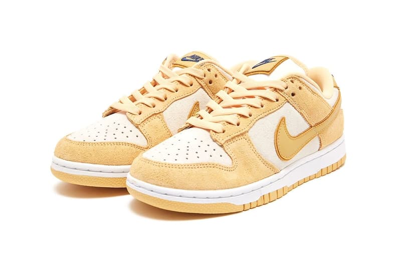 Nike Dunk Low 最新配色「Gold Suede」率先曝光